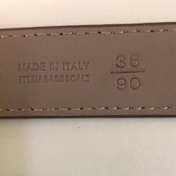 Burberry Authentic Check Print Logo Plaque Belt Size 36/90 - Picture 7 of 8